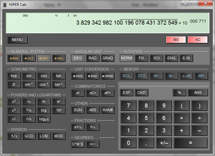 hiper calc une calculatrice gratuite pour la classe downloadable calculators